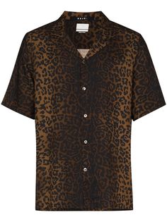 Ksubi рубашка Prowler с леопардовым принтом