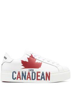 Dsquared2 кеды Canadean с надписью