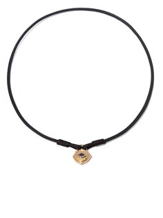 Annoushka колье Lovelock с подвеской из желтого золота с сапфиром