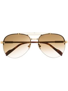Cutler & Gross солнцезащитные очки-авиаторы 1372