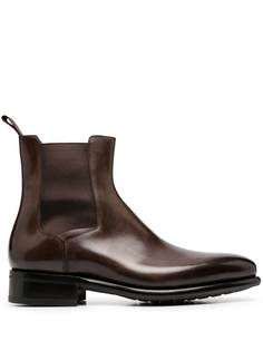 Santoni ботинки с миндалевидным носком