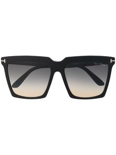 Tom Ford Eyewear солнцезащитные очки Sabrina в квадратной оправе