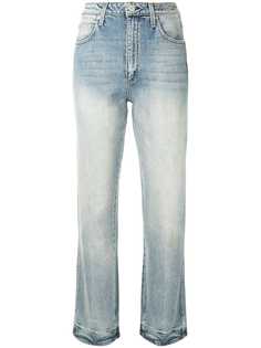 AMO прямые укороченные джинсы Bella средней посадки