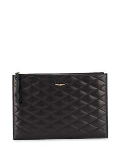 Saint Laurent стеганый клатч Sadé