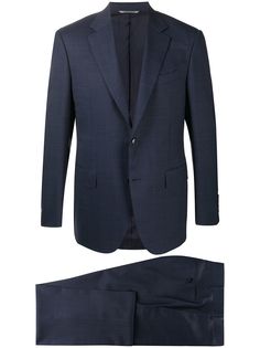 Canali костюм с однобортным пиджаком