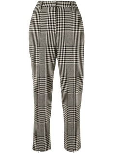 MM6 Maison Margiela клетчатые брюки строгого кроя