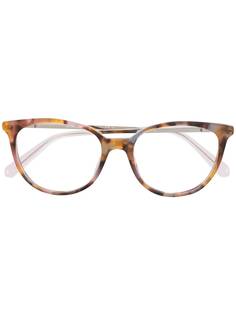 Love Moschino очки в оправе кошачий глаз черепаховой расцветки