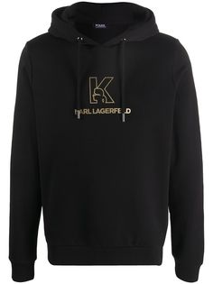 Karl Lagerfeld худи с кулиской и логотипом