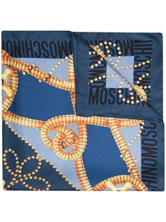 Moschino платок с логотипом