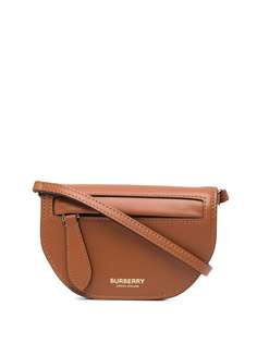 Burberry мини-сумка Olympia с логотипом