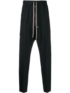 Rick Owens брюки с низким шаговым швом