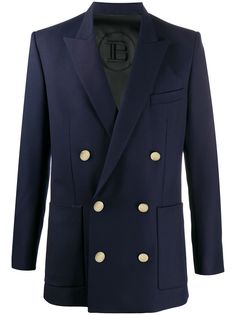 Balmain двубортный пиджак