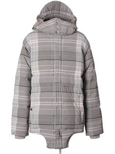 Burberry пуховик в клетку