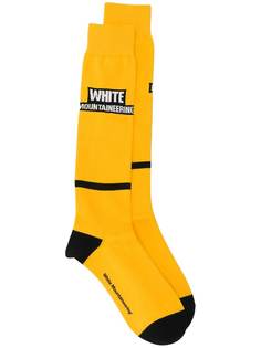 White Mountaineering носки с логотипом