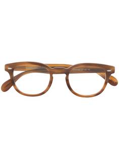 Oliver Peoples очки Sheldrake в прямоугольной оправе