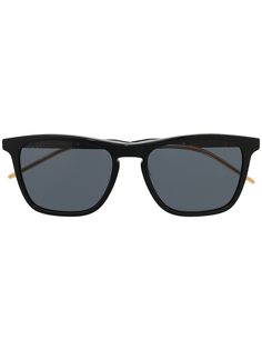 Gucci Eyewear солнцезащитные очки в квадратной оправе с логотипом