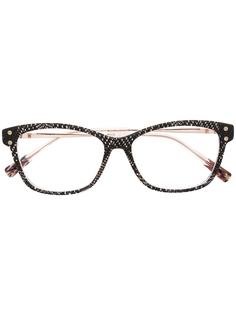 MISSONI EYEWEAR очки в прямоугольной оправе