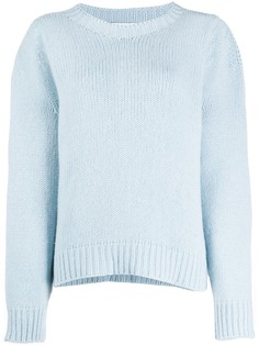 LANVIN кашемировый джемпер с длинными рукавами
