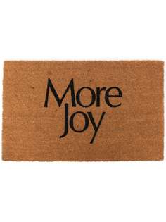 Christopher Kane придверный коврик с надписью More Joy