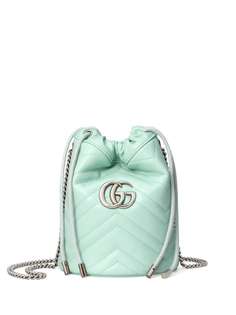 Gucci сумка-ведро GG Marmont размера мини