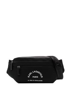 Karl Lagerfeld поясная сумка Rue St Guillaume с принтом