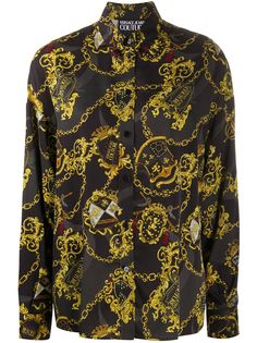 Versace Jeans Couture рубашка с принтом Barocco