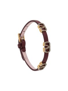 Valentino Garavani декорированным браслет с логотипом VLogo