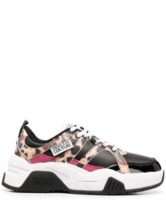Versace Jeans Couture массивные кроссовки с принтом