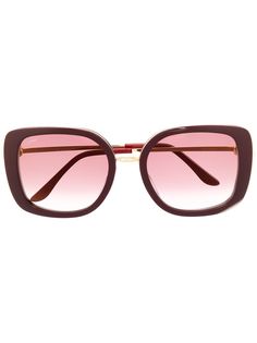 Cartier Eyewear солнцезащитные очки в квадратной оправе