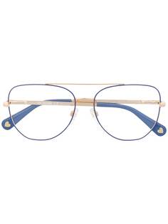 Love Moschino двухцветные очки-авиаторы