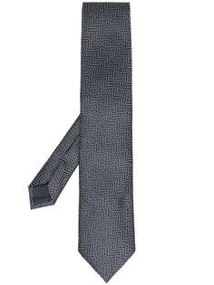 Ermenegildo Zegna жаккардовый галстук