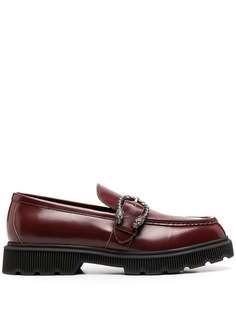 Gucci глянцевые лоферы с пряжками