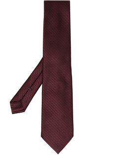 Ermenegildo Zegna жаккардовый галстук