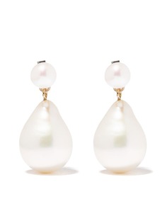 Mizuki серьги Sea of Beauty из желтого золота с жемчугом