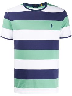 Polo Ralph Lauren полосатая футболка с вышитым логотипом