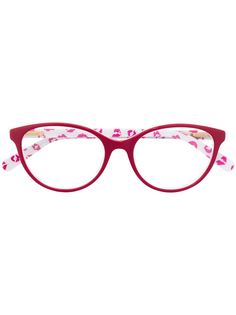 Love Moschino очки в оправе кошачий глаз с принтом