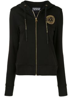 Versace Jeans Couture худи на молнии с логотипом