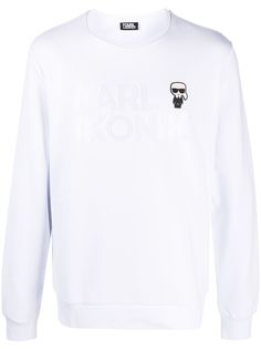 Karl Lagerfeld толстовка Ikonik Karl с логотипом