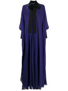 Elie Saab вечернее платье с открытыми плечами и накидкой