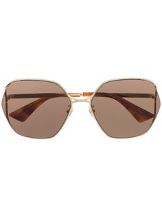 Gucci Eyewear солнцезащитные очки в массивной оправе с логотипом