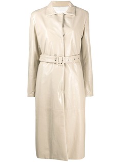 Jil Sander пальто миди с поясом