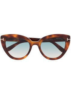Tom Ford Eyewear солнцезащитные очки в оправе кошачий глаз