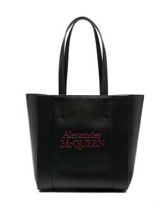 Alexander McQueen сумка-тоут с тисненым логотипом