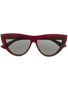 Bottega Veneta Eyewear солнцезащитные очки в оправе кошачий глаз