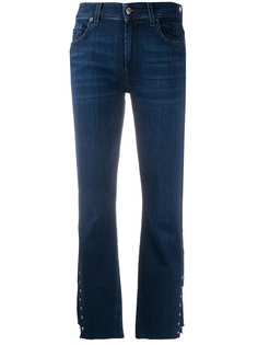 7 For All Mankind расклешенные джинсы средней посадки