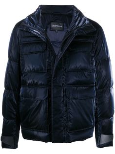 Emporio Armani пуховик с карманами
