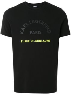 Karl Lagerfeld футболка с принтом Rue St-Guillaume