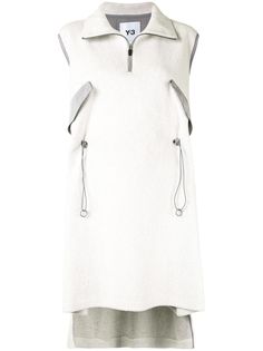 Y-3 флисовый жилет с кулиской