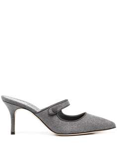 Manolo Blahnik мюли Camparimu с заостренным носком
