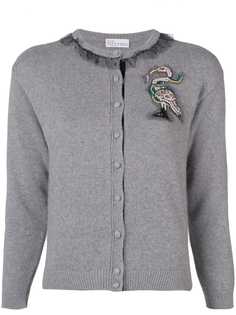 RedValentino embellished patch cardigan